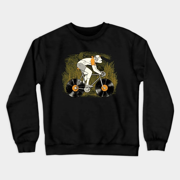 Record Crewneck Sweatshirt by ivanrodero